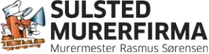 Sulsted Murerfirma logo med murerarbejde tema